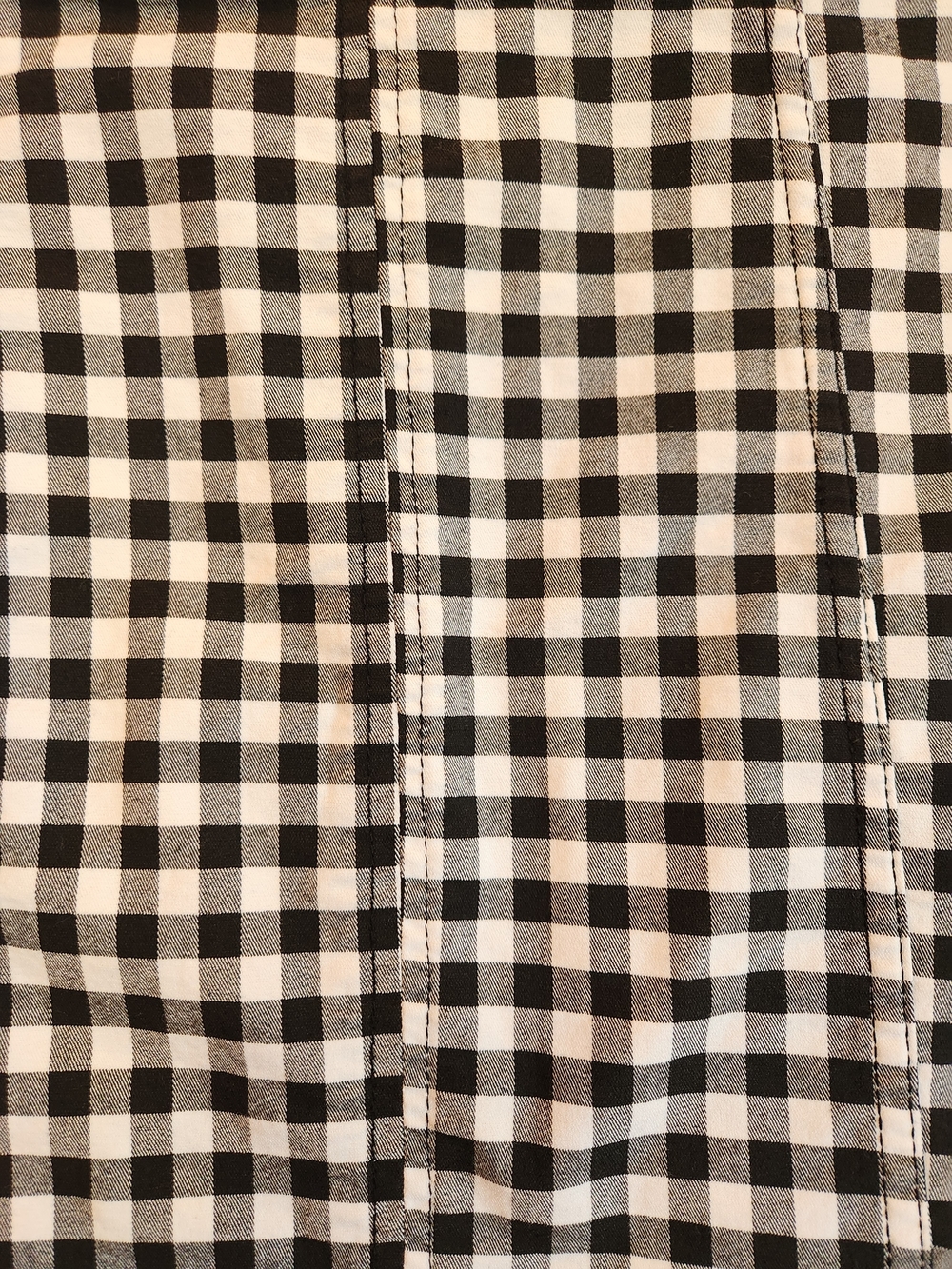 Free People Black/White Modern Femme Gingham Mini Skirt Size 4 Plaid Bodycon - Picture 4 of 9